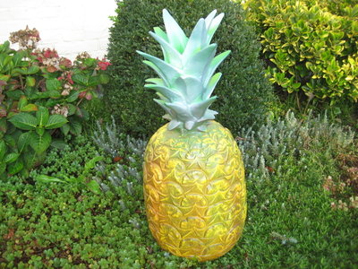 Ananas   polyester fruit beeld XXL