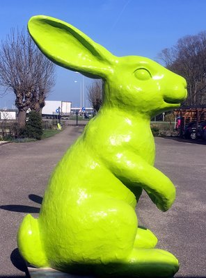 haas GIGANT MEGA konijn XXXL groen