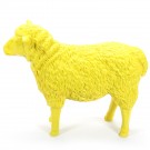 schaap-kunst-beeld 80cm geel